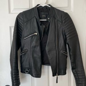 Leather jacket size small